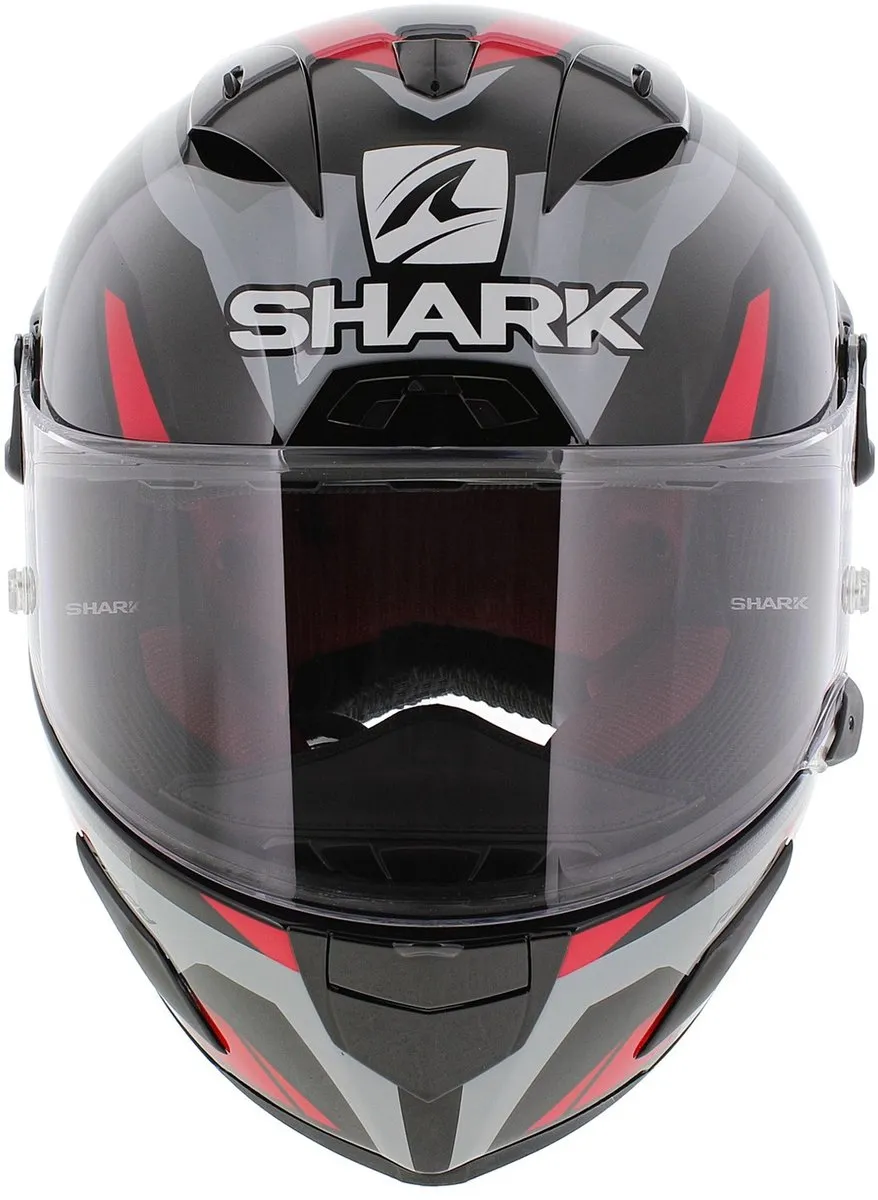 Shark Race-R Pro Aspy Motorhelm - Maat XS - Antraciet Rood