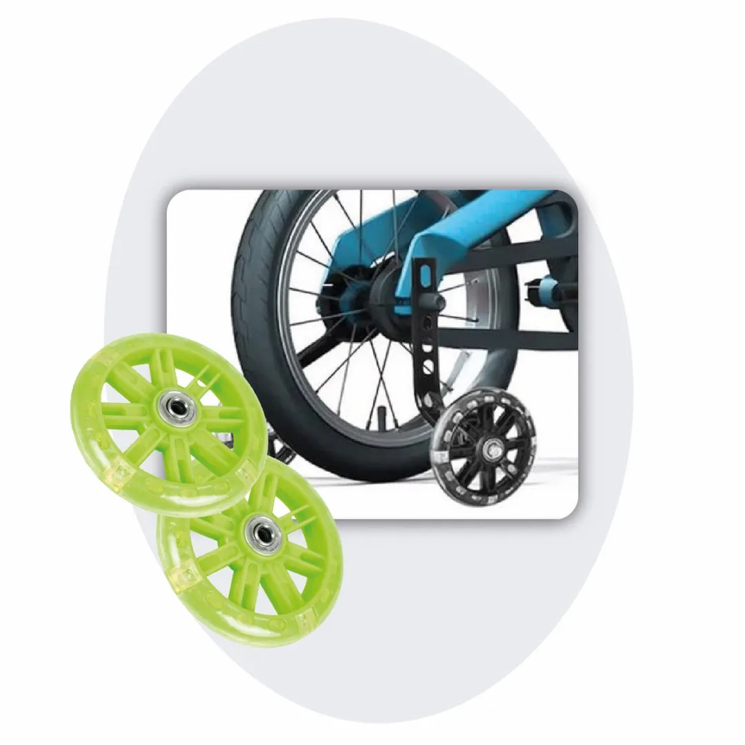 Voltano Zijwieltjes LED Verlichting Groen 12-20 inch