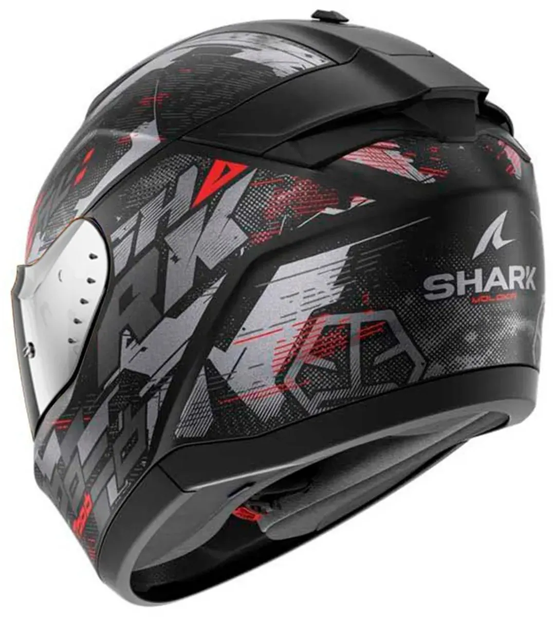 Shark Ridill 2 Molokai Mat Black Anthracite Red - Integraal Helm S