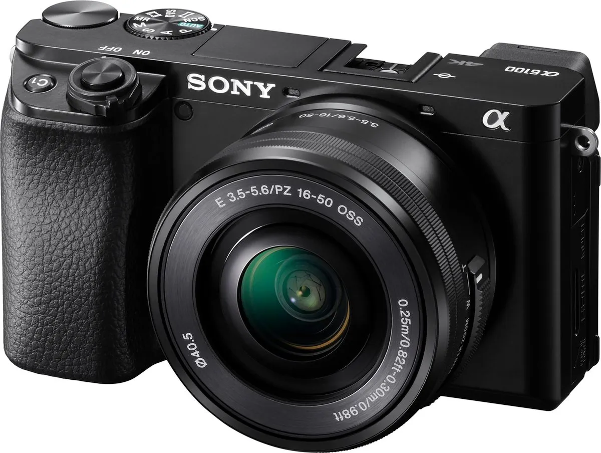 Sony A6100 ILCE6100LB.CEC Spiegelloze camera - Zwart