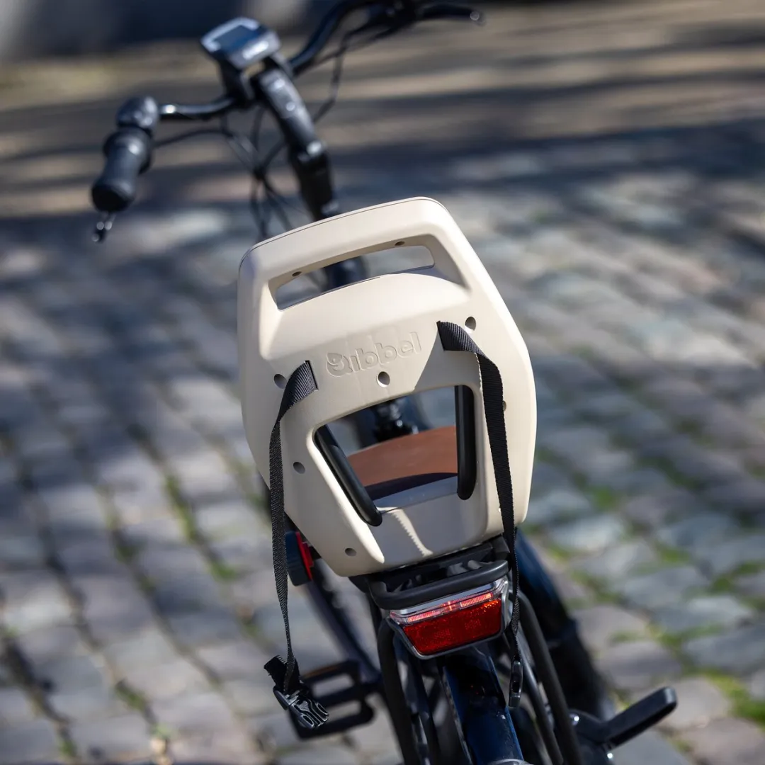 Qibbel Junior 6+ Fietsstoeltje - Midnight Black - Longtail edition - afbeelding 6 van 6