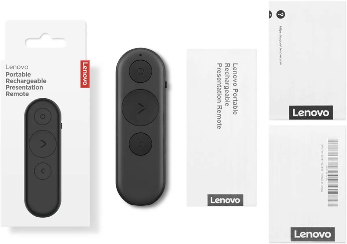 Lenovo 4XW1S62316 Universele Bluetooth Afstandsbediening - Zwart