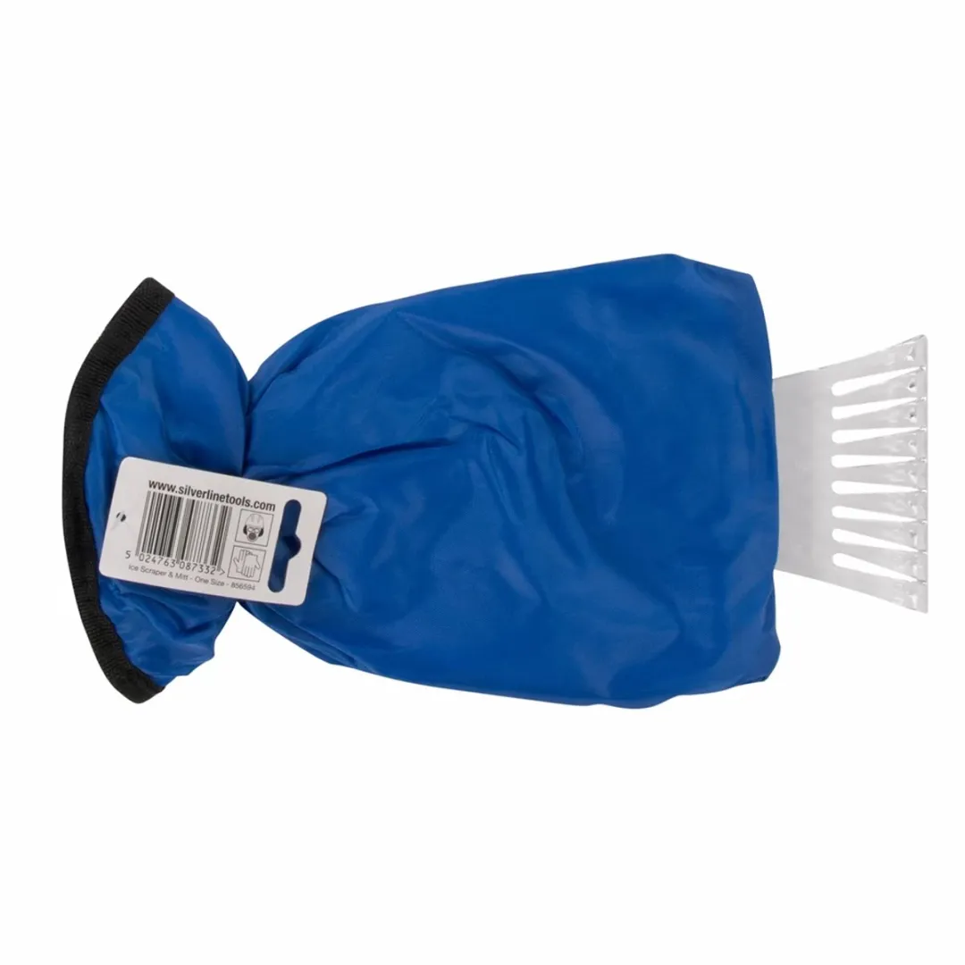 Silverline IJsschraper met Handschoen