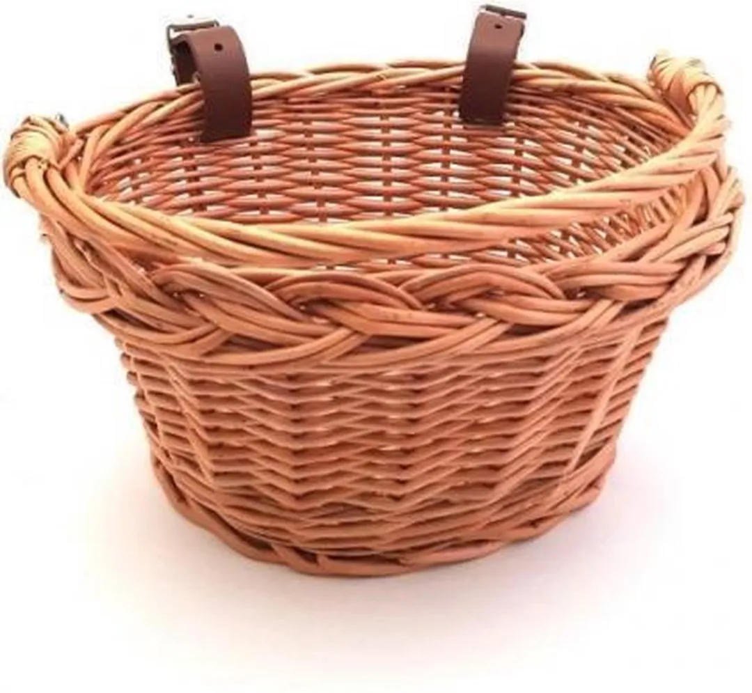 Angel Toys Rieten Fietsmand Kinderfiets