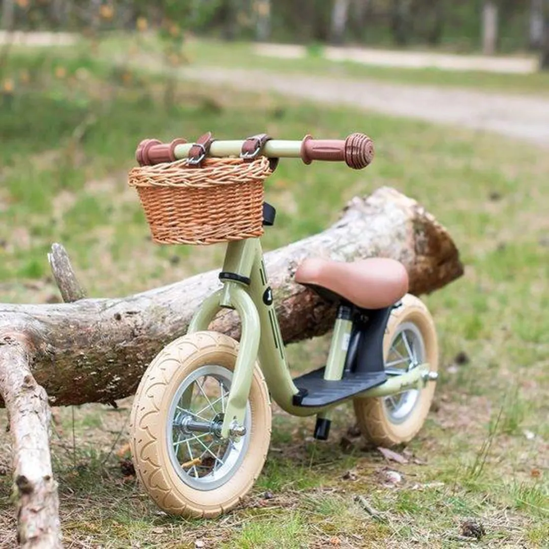 Angel Toys Rieten Fietsmand Kinderfiets