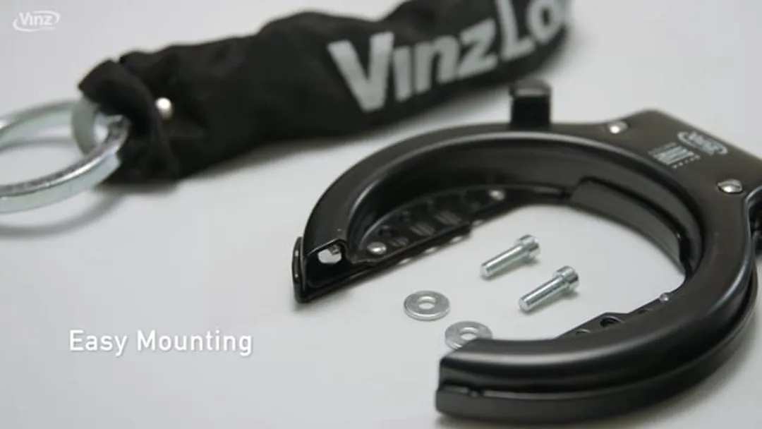 VINZ Levanne Ringslot ART 2 BIS729-900 - 90cm - Zwart