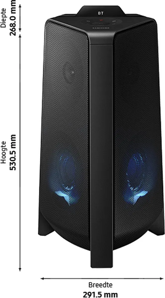 Samsung MX-T40 Tower Party Speaker - 300W - Zwart