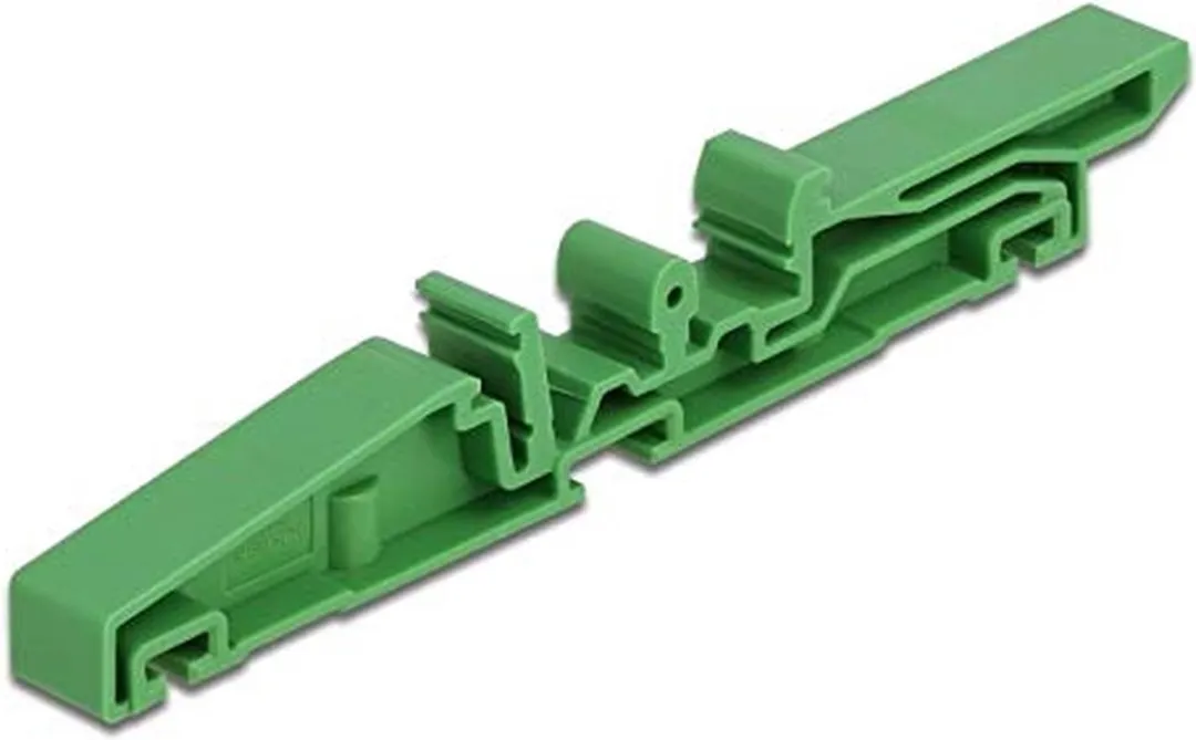 Delock DIN-railclip PCB 115mm - 4 Stuks Groen