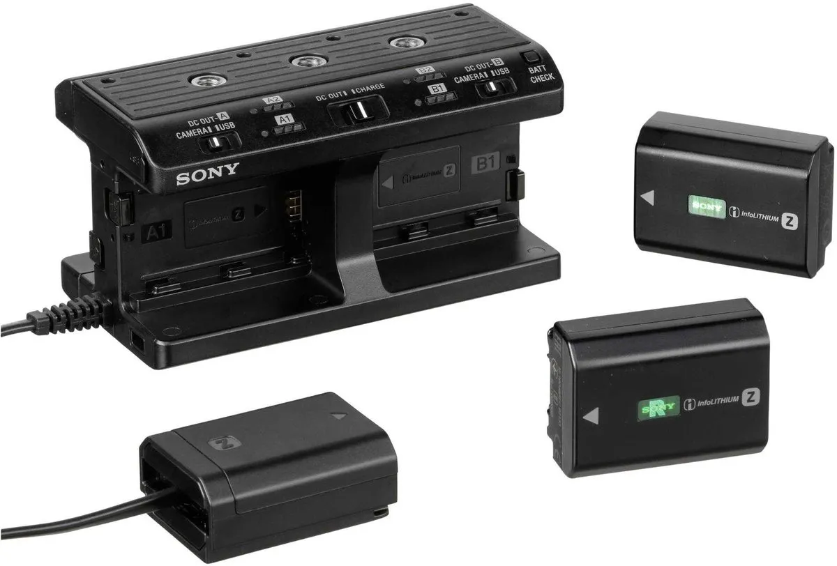 Sony NPAMQZ1K Multi Battery Adapter NP-FZ100 - 2x - Zwart