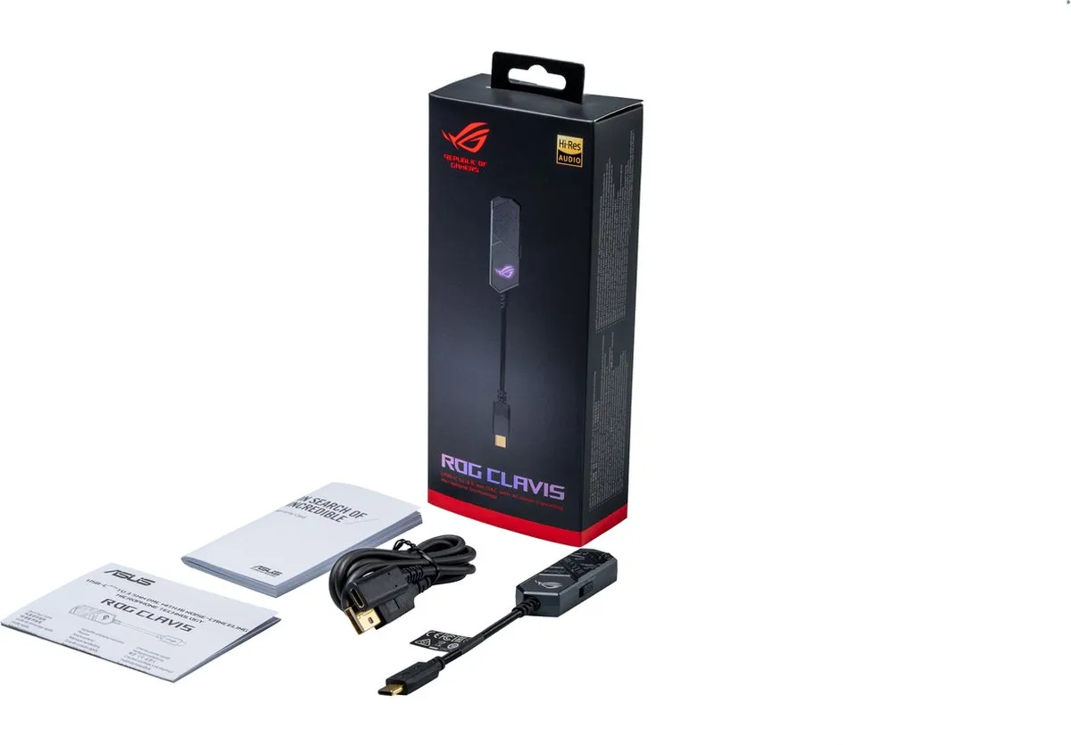 ASUS ROG Clavis 90YH02N0-B2UA00 Laptopsmicrofoon - Zwart