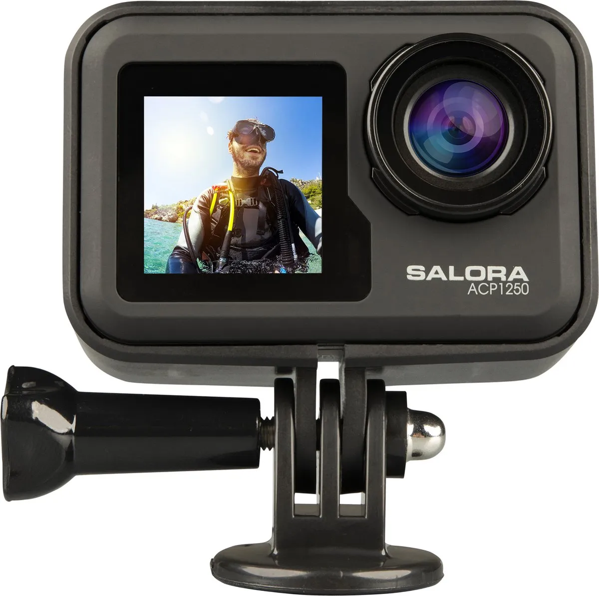 Salora Actioncam1250 4K Ultra HD - Zwart