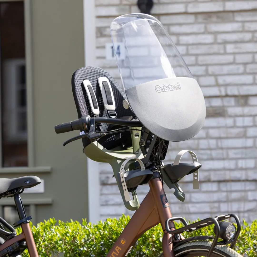 Qibbel Air Cortina Seattle Fietszitje - Grijs