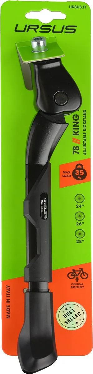 Ursus Verstelbare Fietsstandaard 24-28" - Zwart - Max 35 kg