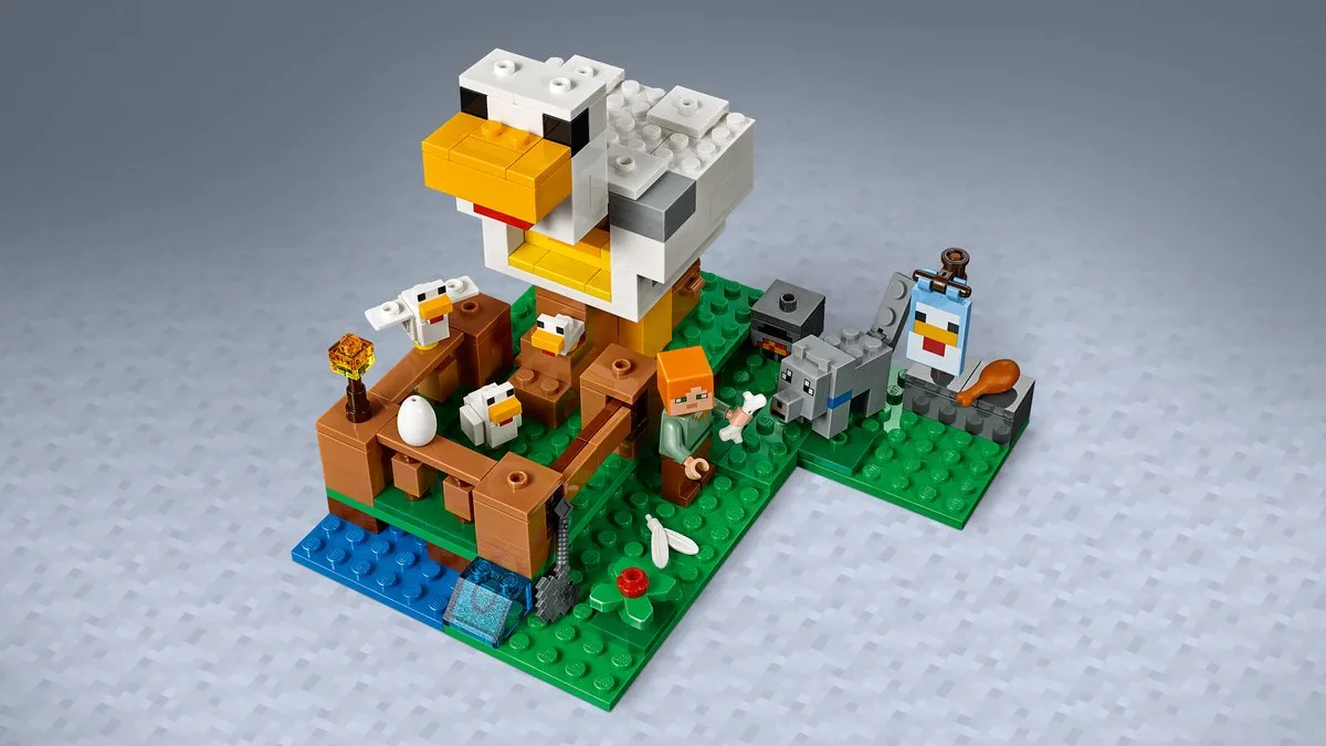 LEGO Minecraft Het Kippenhok 21140 - 198 Stukken - afbeelding 6 van 6