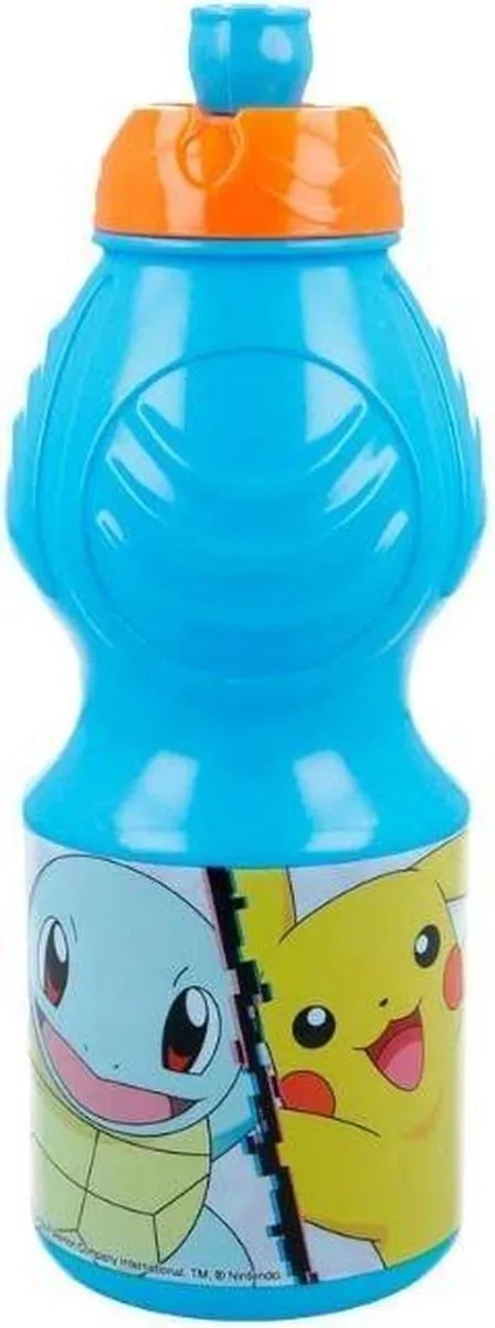 Pokémon Drinkfles Junior 400ml - Blauw/Oranje