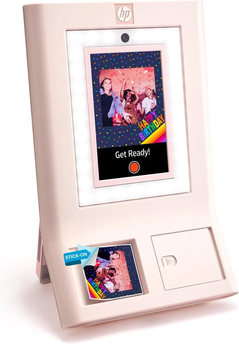 HP - Sprocket Photobooth - Roze - Instant Camera - Geschikt Voor Bruiloften of Feesten