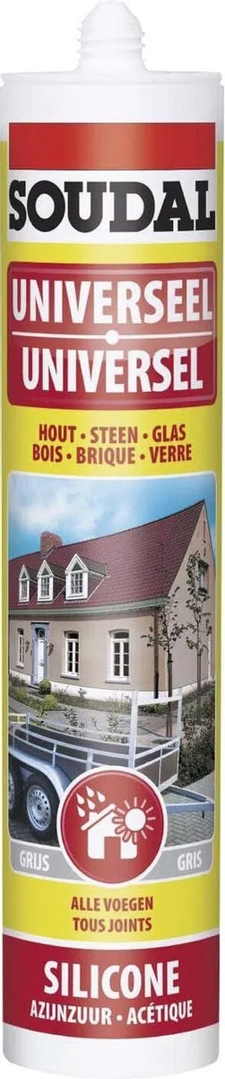 Soudal Universele Silicone Grijs