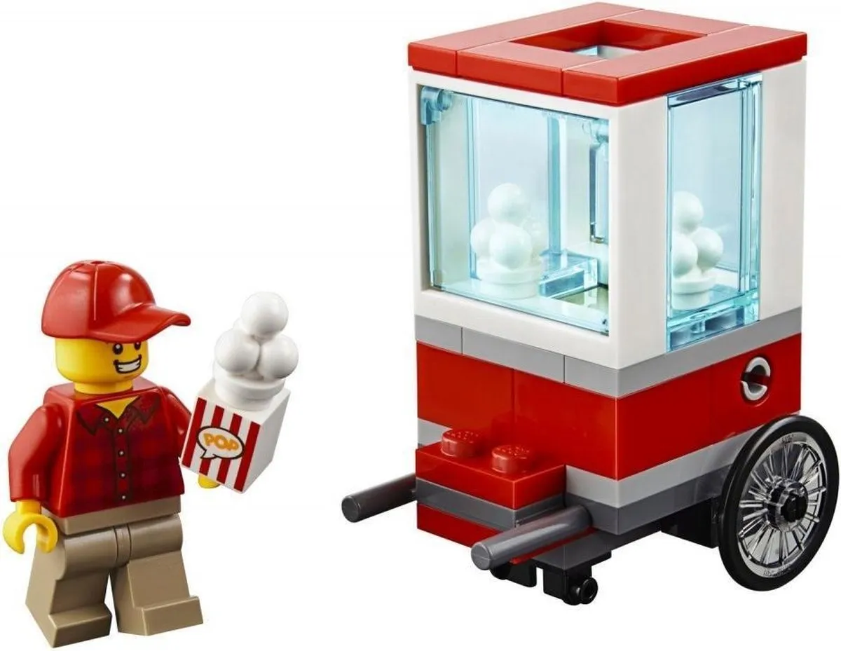 LEGO Popcorn Wagen 30364 - 39 Stukken - 1 Minifiguur