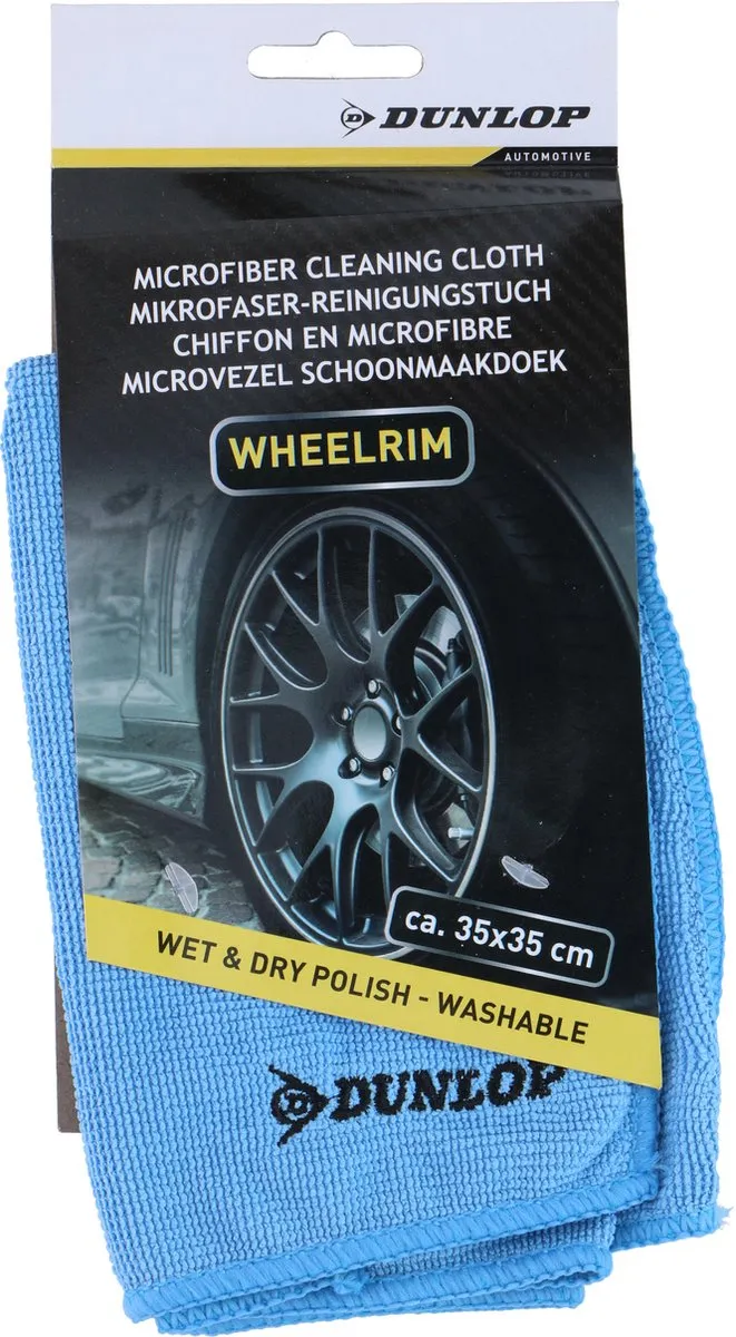 Dunlop Microvezeldoek Velgen IJsblauw 35x35cm