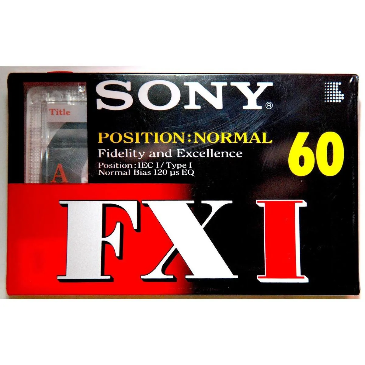 Sony FX I 60 Audio Cassette
