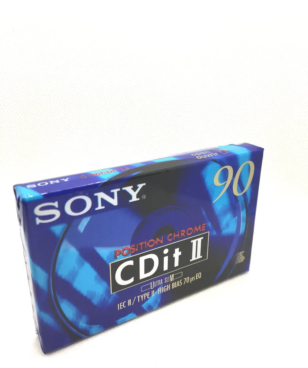 Sony CDit-II 90 Cassettebandje - 90 minuten - Baluw