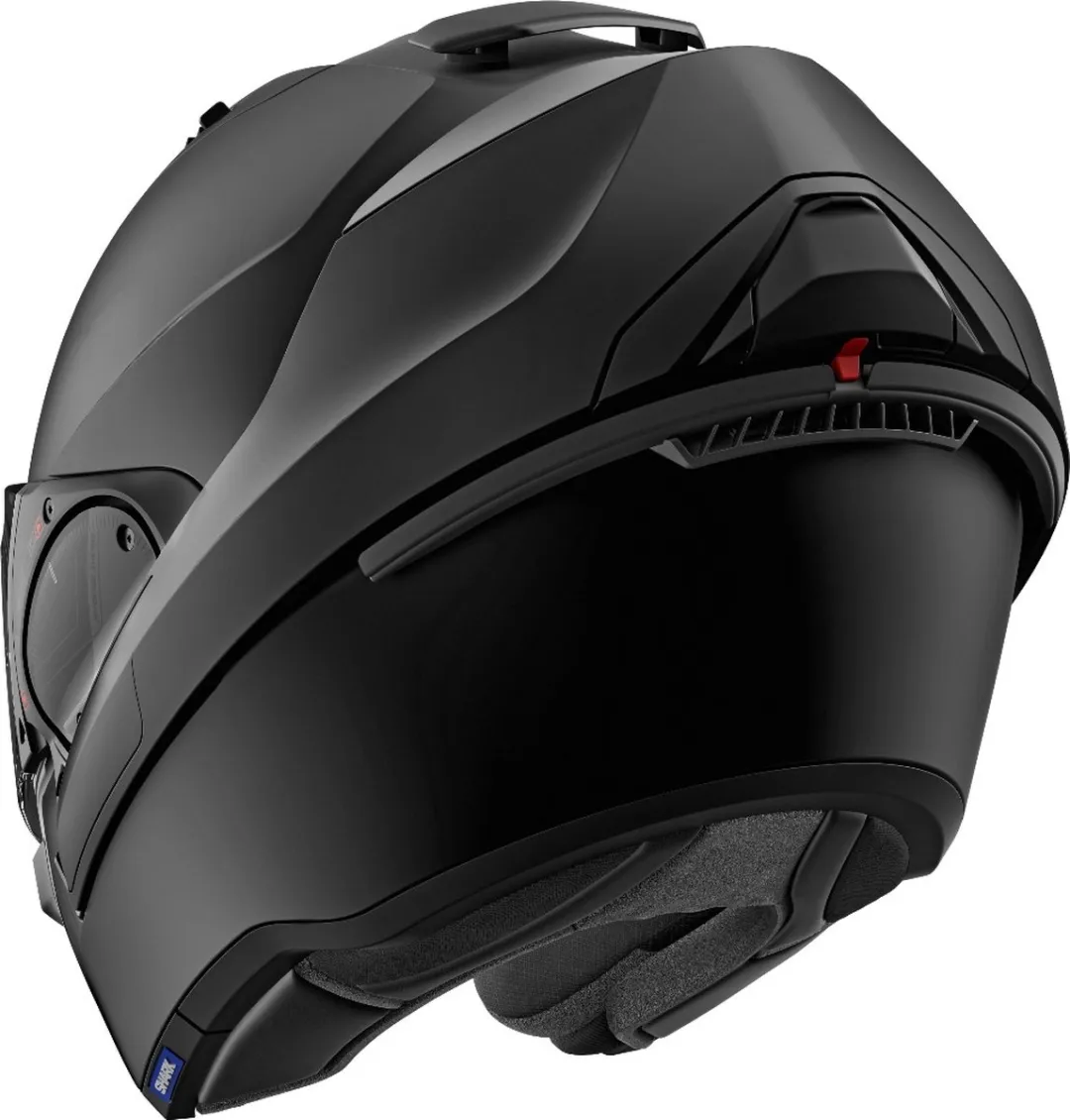 Shark EVO ES Blank Motorhelm - Mat Zwart