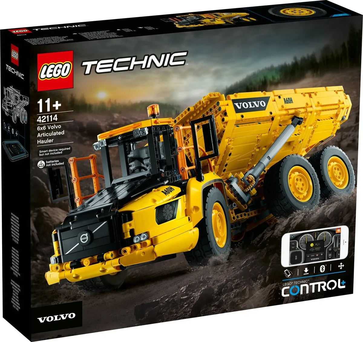 LEGO Technic Volvo 6x6 Truck 42114 - 2193 Stukken - Geel
