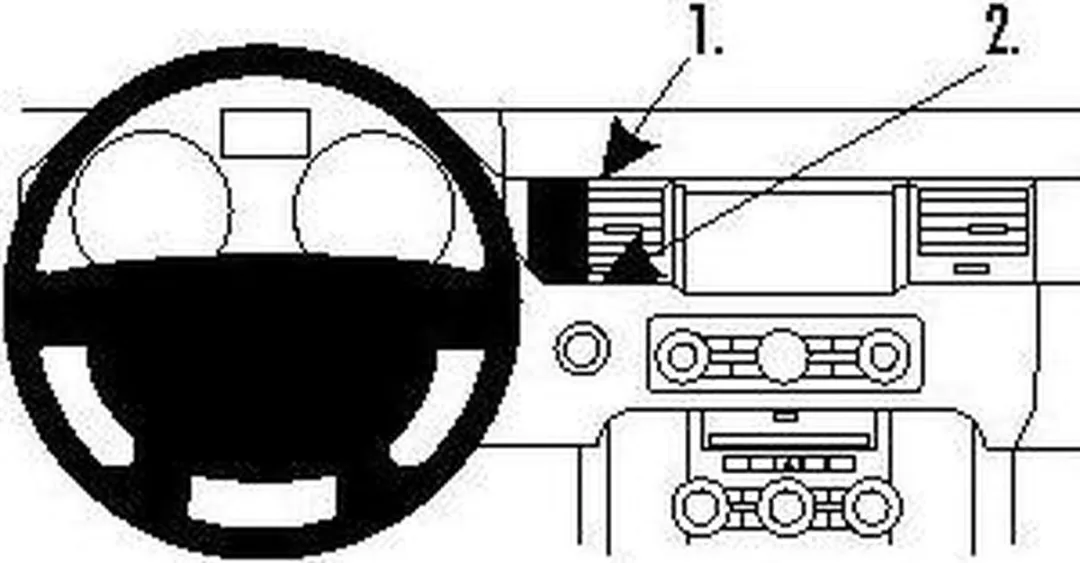 Brodit Center Mount Land Rover Sport 854420 - Zwart