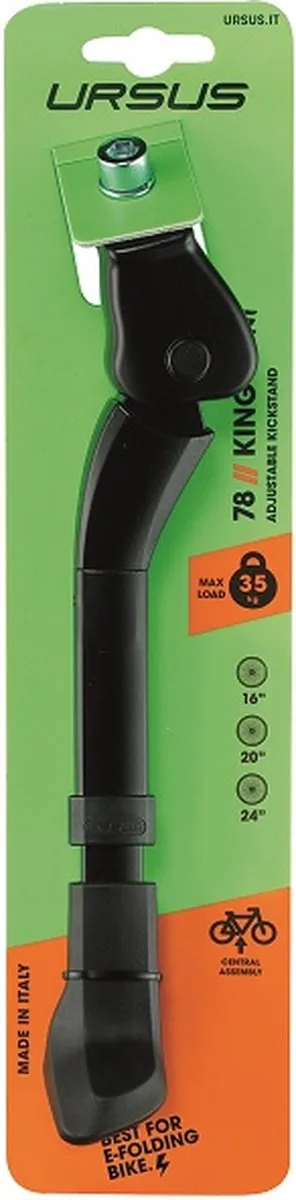 Ursus Verstelbare Fietsstandaard - 28 Inch - Zwart - Max. 35 kg
