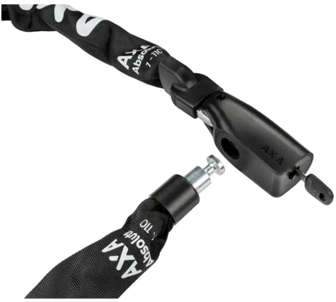AXA Absolute 7 Kettingslot 150cm - Zwart/Wit
