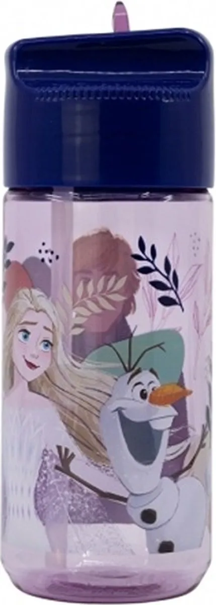 Disney Frozen Drinkfles 430ml - Paars