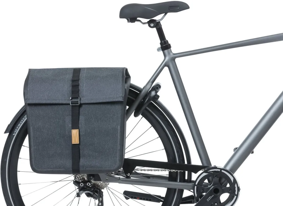 Basil Urban Dry Dubbele Fietstas 50L - Grijs