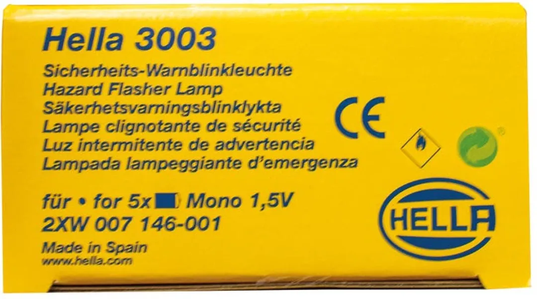Hella Waarschuwingslicht - Geel