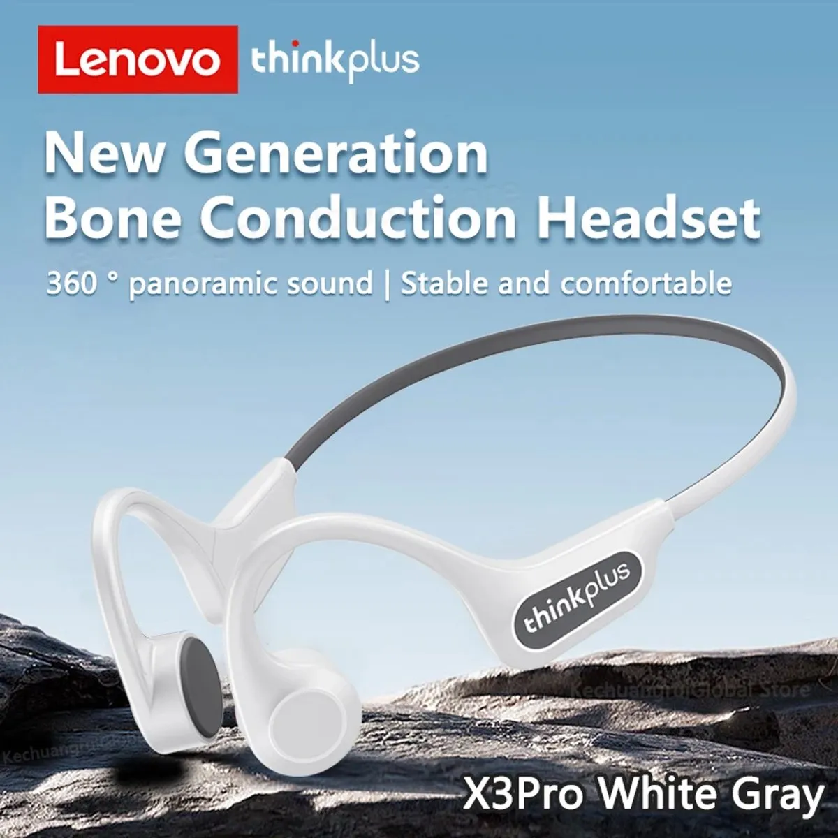 Lenovo X3 Pro Bone Conduction Headphones - Wit