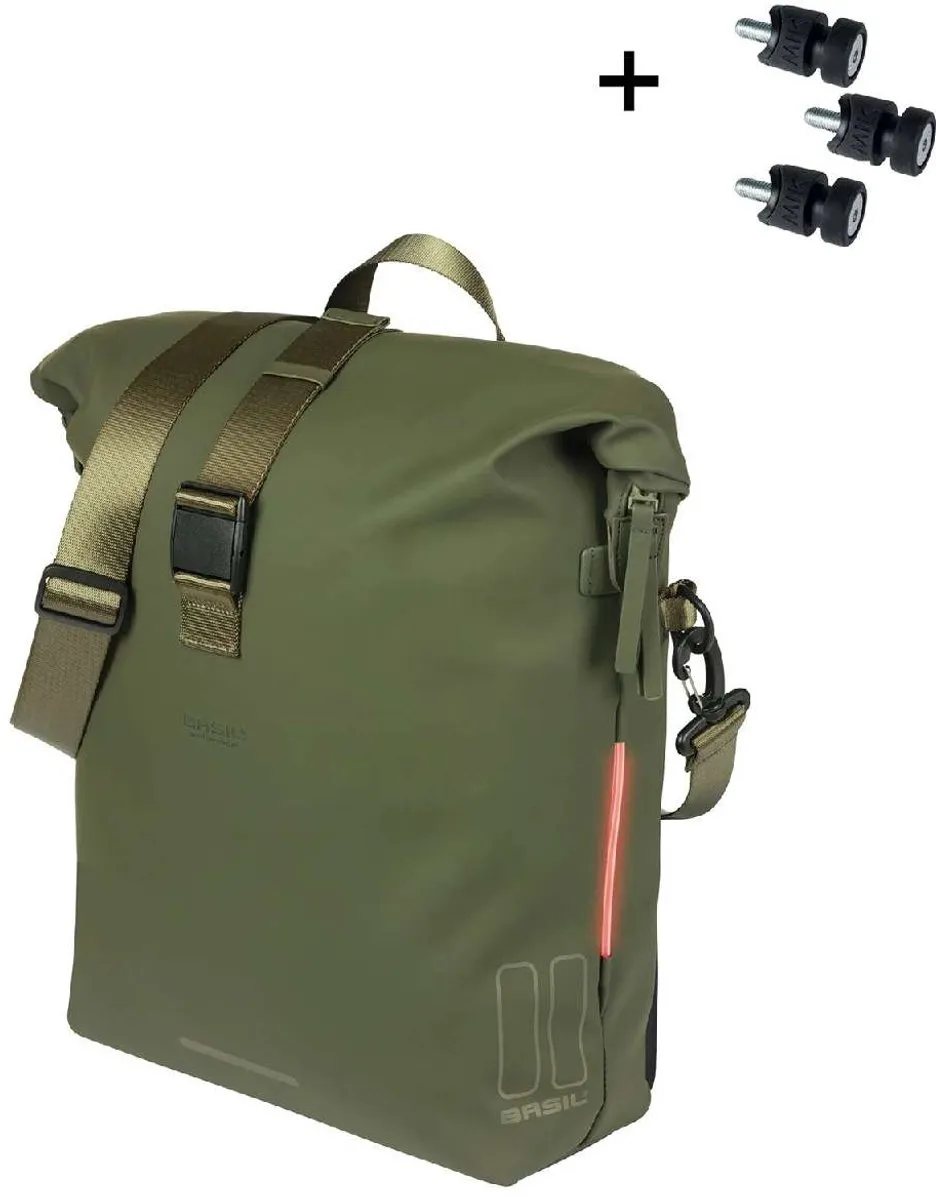 Basil SoHo MIK STUDS Fietsschoudertas 17L - Groen