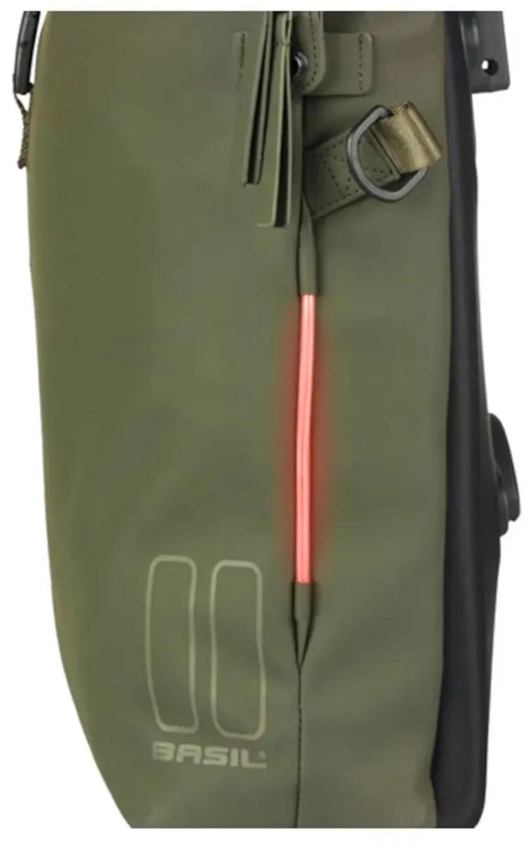 Basil SoHo MIK STUDS Fietsschoudertas 17L - Groen