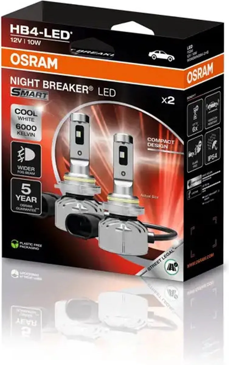 Osram Night Breaker LED Smart HB4 Set