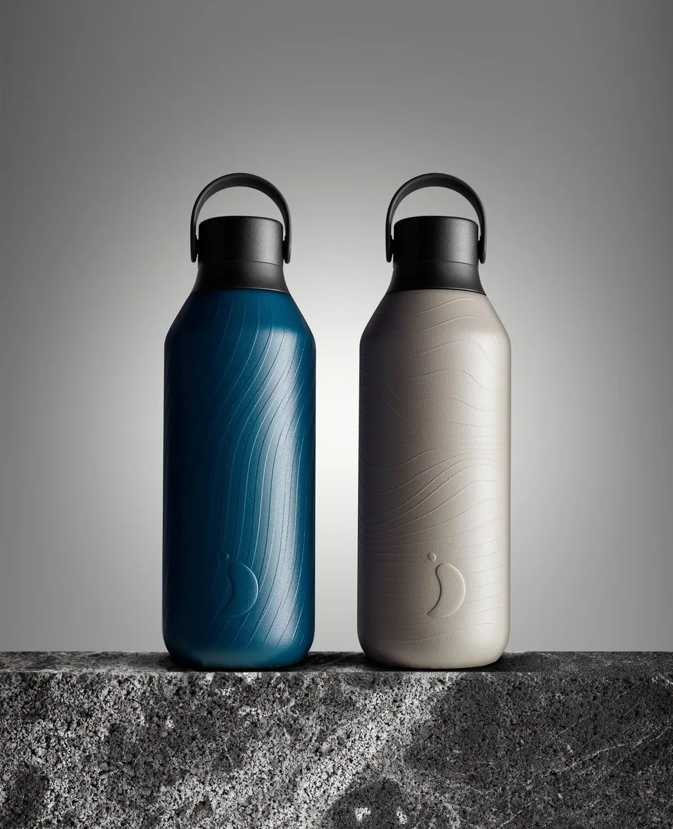 Chillys Series 2 Elements Strata Drinkfles 500ml - Grijs
