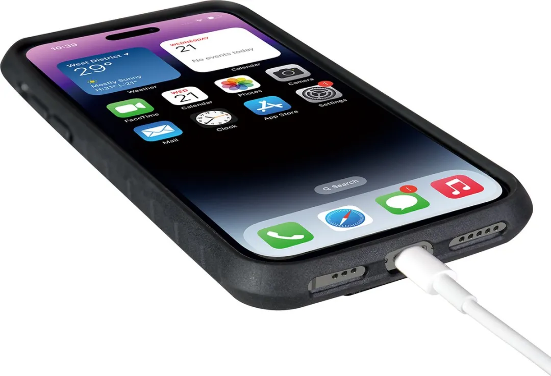 Topeak Iphone 14 Pro Telefoonhoesje Transparant