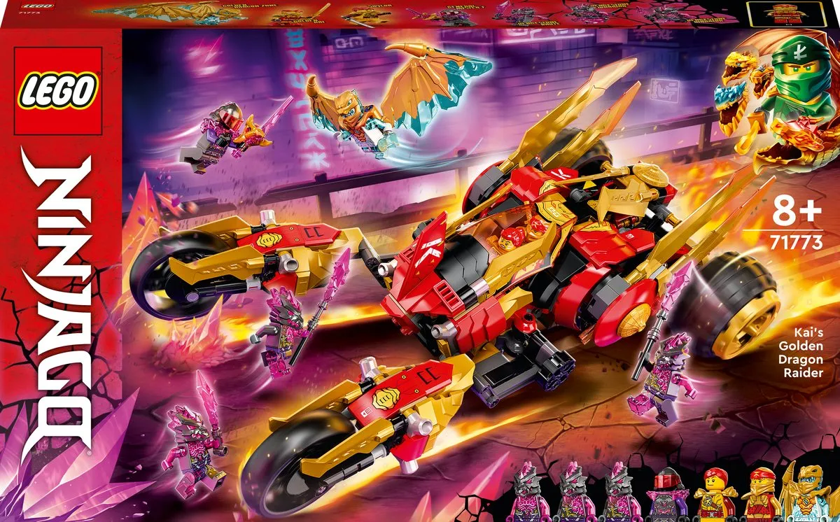 LEGO Ninjago Kai Gouden Drakenvoertuig 71773
