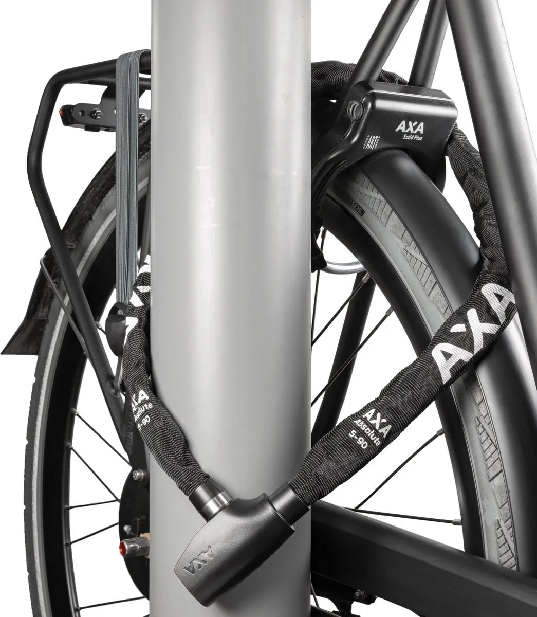 AXA Absolute 5-110 Kettingslot 110cm - Zwart - afbeelding 6 van 6