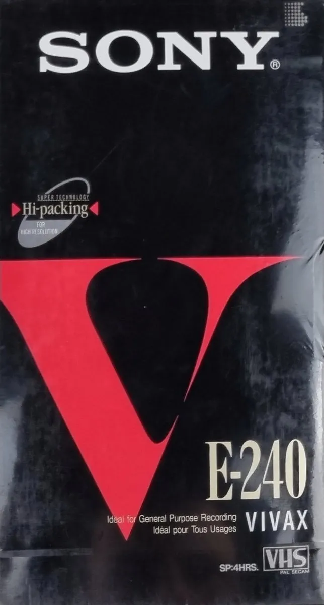Sony E-240 VHS Cassette