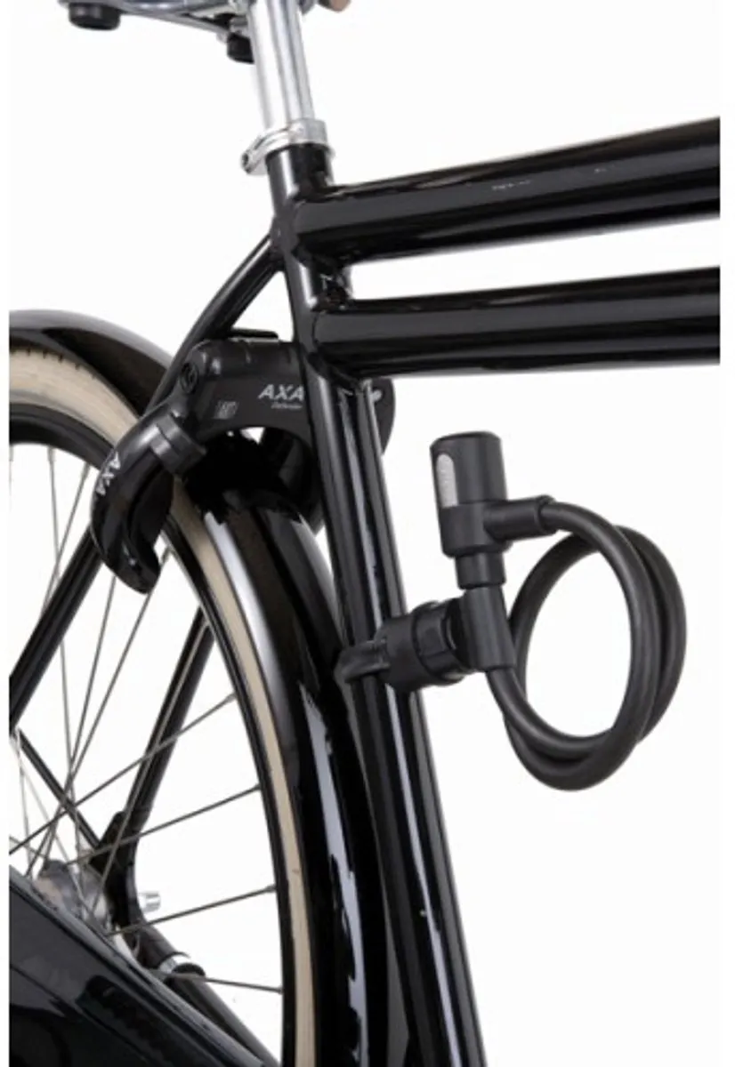 AXA Newton Kabelslot 12mm x 60cm - Zilver