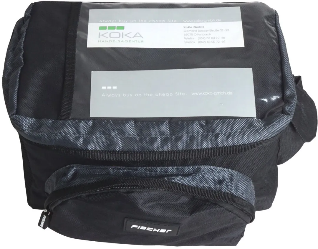 Stuurtas zwart met regenhoes