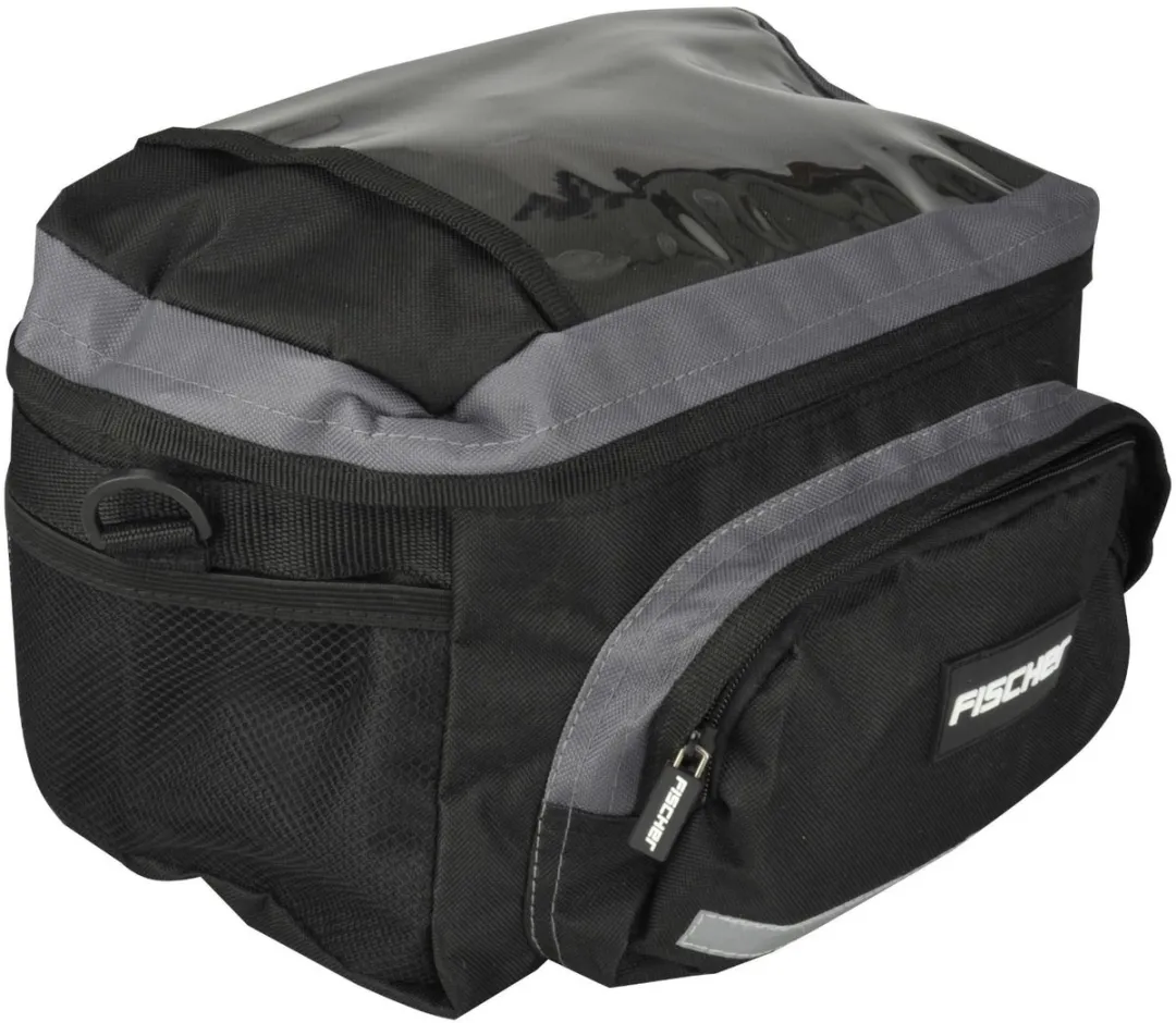 Stuurtas zwart met regenhoes