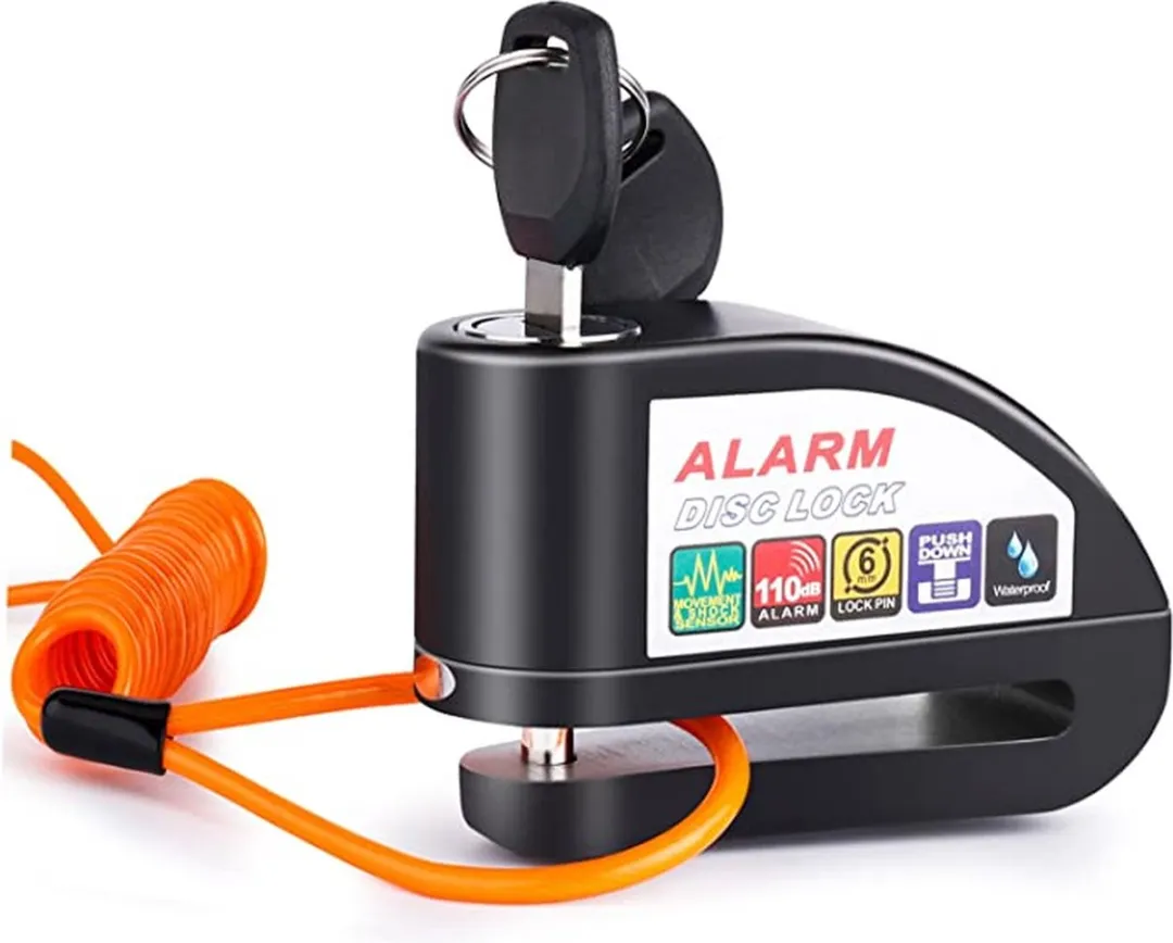 VINZ Elbroes Schijfremslot Alarm 6mm