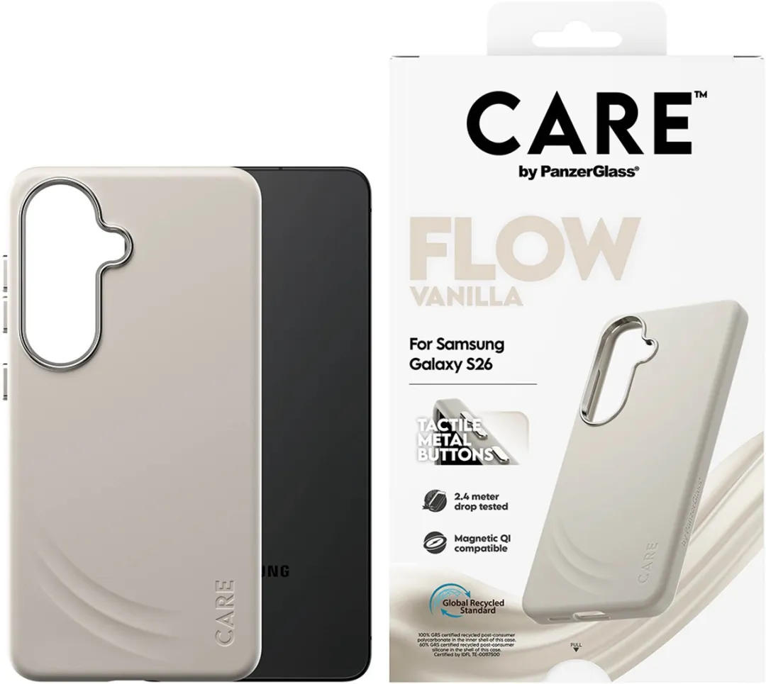 PanzerGlass CARE Flow Case Samsung Galaxy S26 - Beige