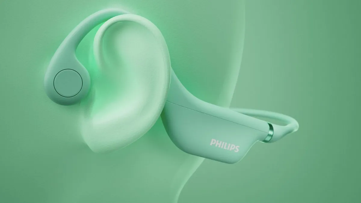 Philips TAK4607 Draadloze Open-Ear Kinderhoofdtelefoon - Bone Conduction - Groen