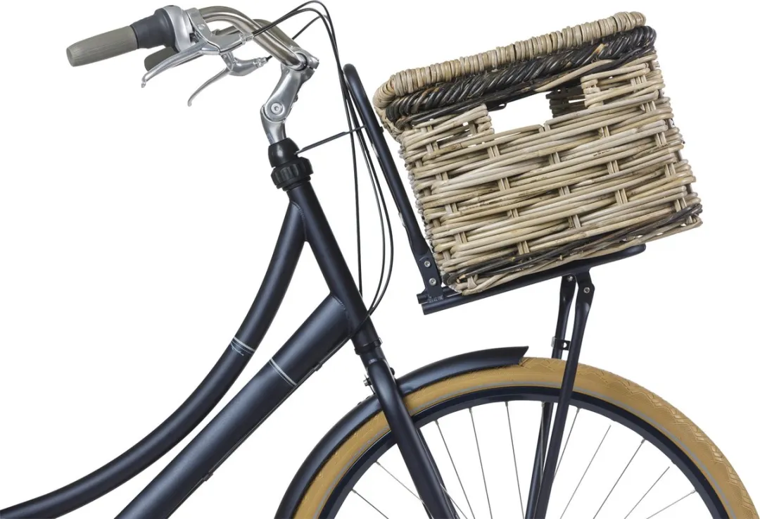 Basil Dijon L Fietsmand - 36x49x30cm Grijs/Zwart - afbeelding 6 van 6
