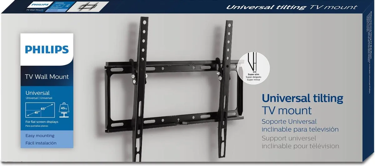 Philips SQM7442 Universele TV Muurbeugel - 65" - Zwart - afbeelding 6 van 6